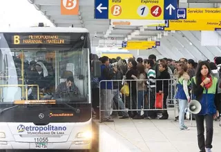 Metropolitano: operadores reportan pérdidas que ascienden a 60 millones de soles