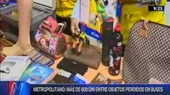 Metropolitano: reportan gran cantidad de objetos perdidos en distintas estaciones - Noticias de pasos-perdidos