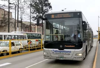 Metropolitano tendrá horario especial por feriado largo