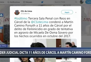 Micaela de Osma: Poder Judicial sentenció a su agresor a 11 años de cárcel 