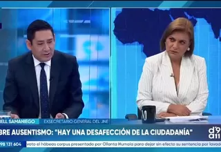 Michell Samaniego atribuye ausentismo electoral a la desconfianza ciudadana en los partidos políticos