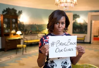 Michelle Obama pide liberar a las niñas de Nigeria