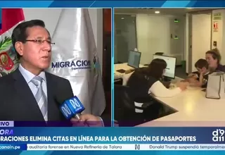 Migraciones eliminará citas virtuales para tramitar pasaportes