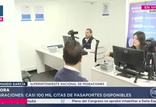 Migraciones habilita 100 mil citas para pasaportes en diciembre