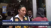 Migraciones intervino a extranjeros indocumentados en galería del Cercado de Lima - Noticias de indocumentados