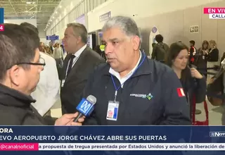 Migraciones sobre apertura del nuevo aeropuerto Jorge Chávez