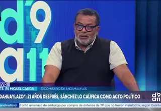 Miguel Canga, excomisario de Andahuaylas: Es un peligro que Antauro Humala llegue al Gobierno