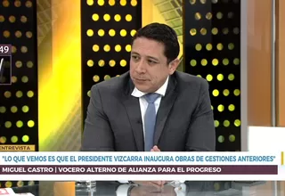 Miguel Castro: “Tenemos un presidente que ha provocado mucho al Congreso”