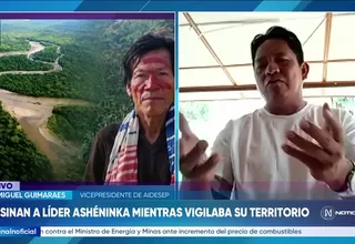 Líder de AIDESEP denuncia falta de logística para proteger comunidades indígenas ante actividades ilegales