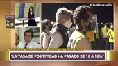 Miguel Palacios: "La tasa de positividad por COVID-19 pasó de 16 a 18 %" - Noticias de margot-palacios