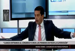 Miguel Torres: “No estoy seguro que ‘Ley Mulder’ sea el mejor mecanismo”