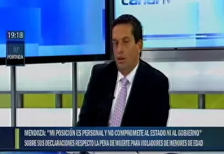 Miguel Torres: "No es una pérdida de tiempo debatir la pena de muerte"