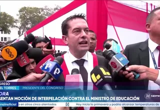 Miguel Torres pide no demorar debate de facultades y respalda fiscalización a ministros