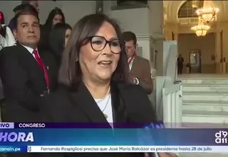 Milagros Jáuregui afirma que Fuerza Popular debe presidir ambas cámaras del Congreso