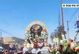 Miles de devotos congregados por el Señor de los Milagros