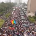Miles participaron en la marcha del orgullo LGTBI