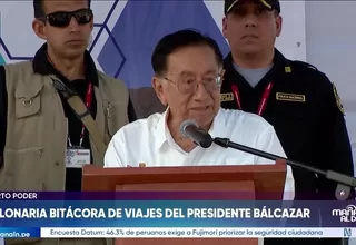 La millonaria bitácora de viajes del presidente José María Balcázar