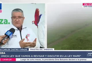 Minam: ley MAPE será única base para formalización