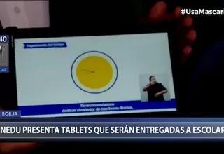 El Minedu presentó las tablets que se entregarán a escolares en todo el país