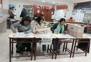 Colegios de Lima que fueron sedes de votación este lunes no tendrán clases el martes 14