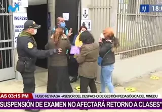 Suspensión de examen magisterial no afectará retorno a clases, asegura el Minedu