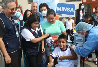 Minedu y Minsa inician vacunación de niños y niñas contra el VPH