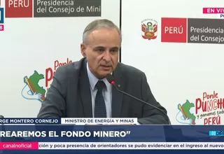 Minem anuncia fondo minero para minería artesanal
