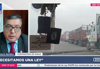 Minem comenta rechazo de la Ley MAPE y reafirma fin del REINFO