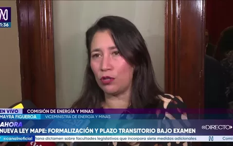 Minem: Ley MAPE plantea un régimen de consolidación de 18 meses y descarta ampliar el Reinfo