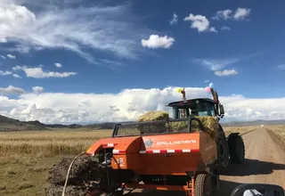 Minagri atenderá heladas en regiones con 48 mil hectáreas de pastos