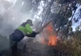 Ministerio del Ambiente: "El 98% de incendios forestales fue provocado"