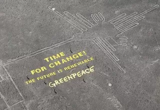  Gobierno denunció a Greenpeace por afectar las líneas de Nasca