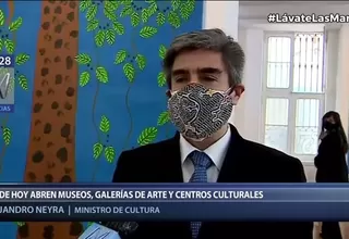 Ministerio de Cultura: Desde hoy reabren museos, galerías y centros culturales