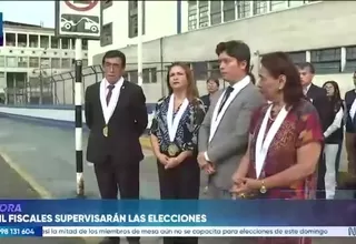 Ministerio Público desplegará 7 mil fiscales en elecciones