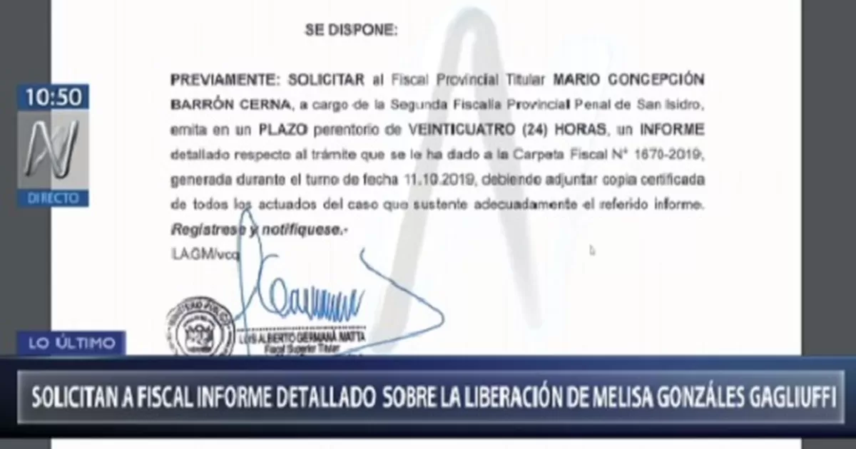 Accidente En Javier Prado Solicitan Informe A Fiscal Que Libero A Melisa Gonzalez Canal N