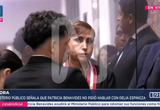 Ministerio Público señala ingreso irregular de Patricia Benavides