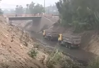 Iniciaron limpieza y descolmatación del río Huaycoloro