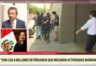 Ministra Barrios: Más de 6 millones de peruanos podrán hacer sus oficios