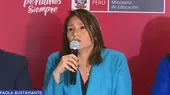 Paola Bustamante espera que cita entre Vizcarra y Olaechea genere buenos frutos - Noticias de paola-lazarte