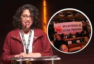 Ministra de Cultura fue abucheada en inauguración del Festival de Cine de Lima