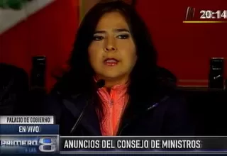 Ministra Jara: se están tomando medidas en Coracora y Puquio tras sismo