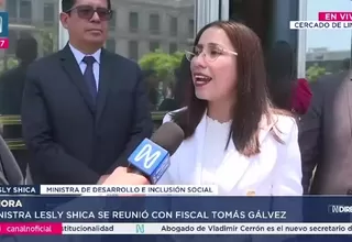 Ministra Lesly Shica señala que su permanencia dependerá de decisión de José María Balcázar