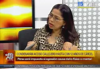 Ministra de la Mujer:Es un triunfo la aprobación de la ley contra el acoso callejero 