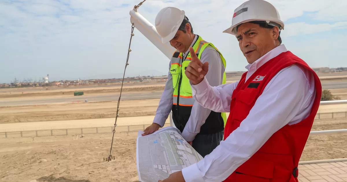 Ministro Bustamante supervisó ampliación del Aeropuerto Jorge Chávez