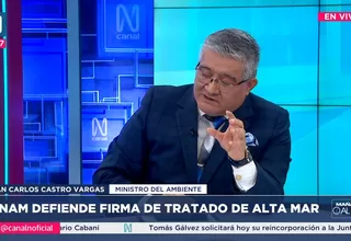 Ministro Castro: Tratado de Alta Mar no afecta soberanía nacional