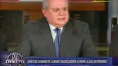 Ministro Cateriano llamó “delincuente” a Pepe Julio Gutiérrez - Noticias de teo-gutierrez