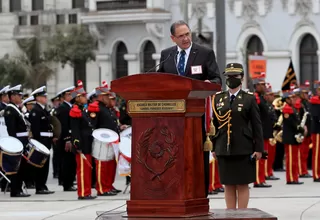 Ministro Gavidia despidió a contingente de cascos azules que partirá a África