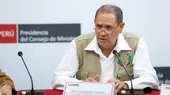 Ministro Gavidia: “Esperamos que se restablezca la normalidad en las próximas horas” - Noticias de ica