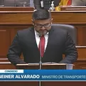 Ministro Geiner Alvarado responde a pliego interpelatorio en el Congreso