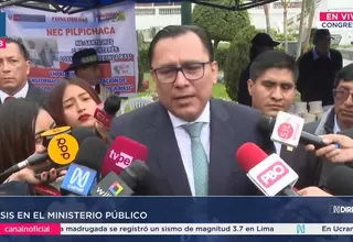 Sergio González sobre crisis en el Ministerio Público: Es una situación lamentable